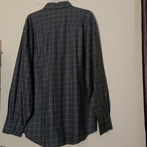 2/$35 NWT Geoffrey Beene Plaid Dress Shirt L - Picture 7 of 12